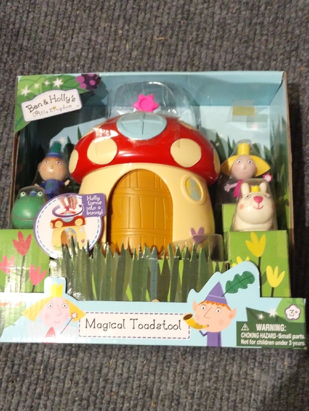 Ben & Holly Magical Toadstool Playhouse - Red & Cream Toadstool Playset